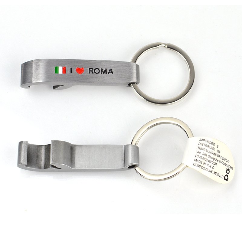 Custom Metal Car Keychain Bottle Opener 