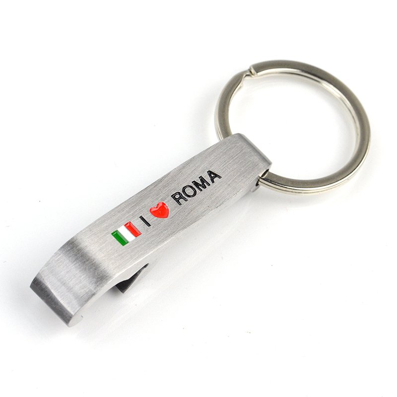 Custom Metal Car Keychain Bottle Opener 