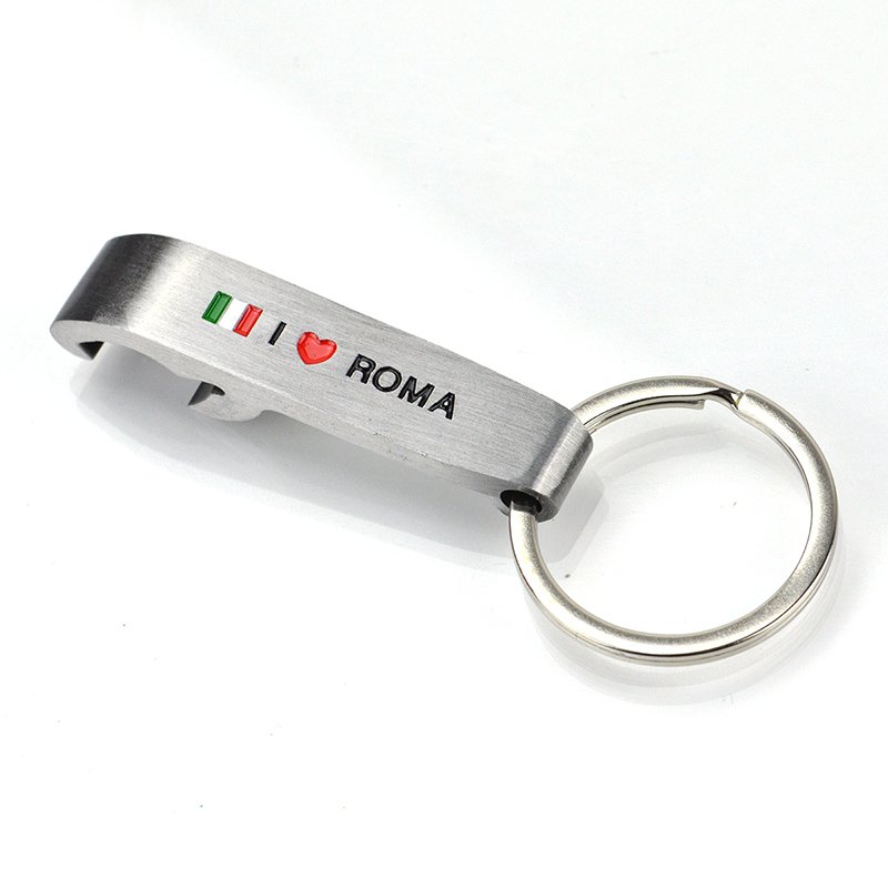 Custom Metal Car Keychain Bottle Opener 