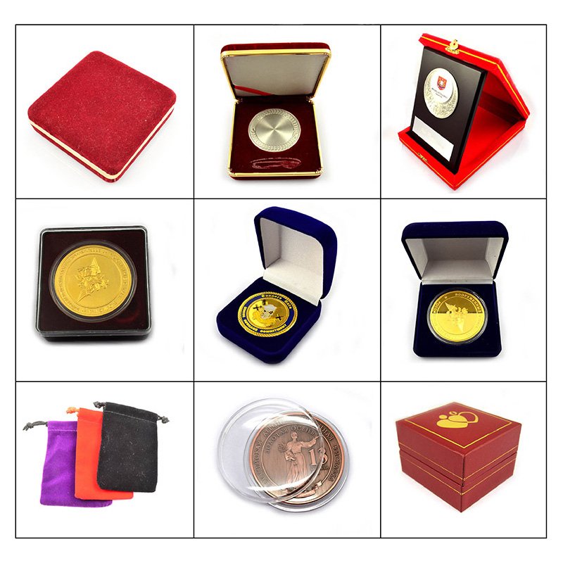 Enamel Coin Handmade Gold Metal Coins