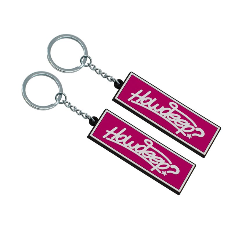 Pvc Rubber Keychain Custom Logo