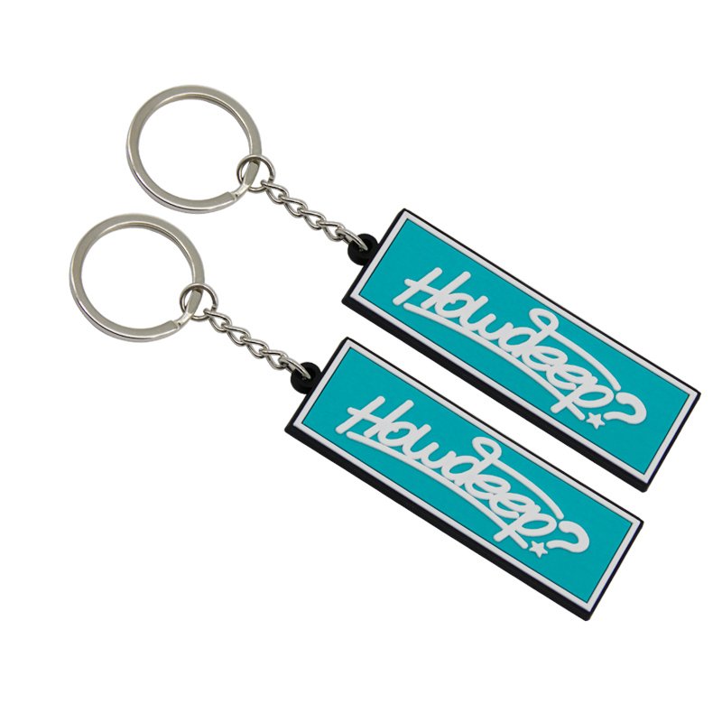 Pvc Rubber Keychain Custom Logo