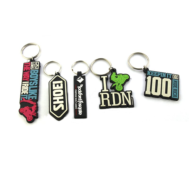 Keyring Manufacturers Custom Rubber Key Chains