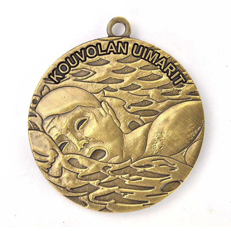 Gold Silver Swimming Medal Custom