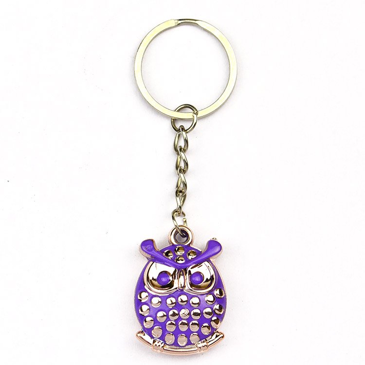 Owl Key Holder Custom Rhinestone Keychain