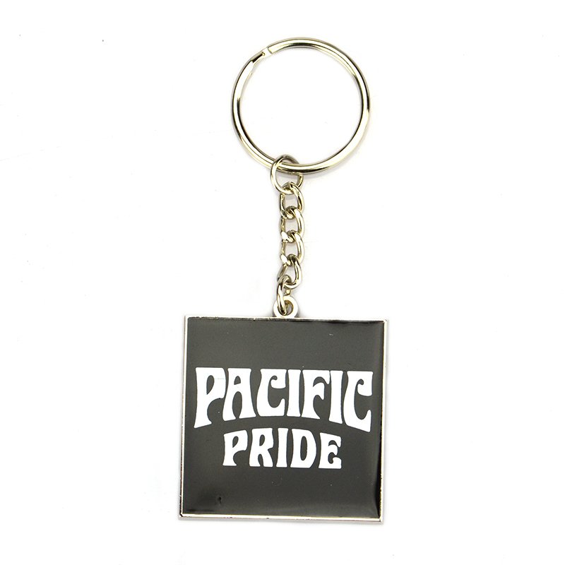 Metal Key Holder Logo Keychain