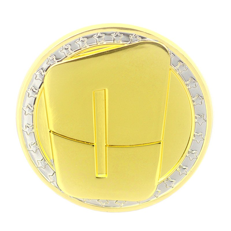 Metal Plated Golden Coin Custom