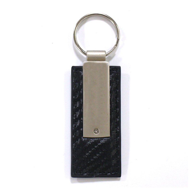 Printed PU Leather Fashion Leather Keychain Set Car Accessories