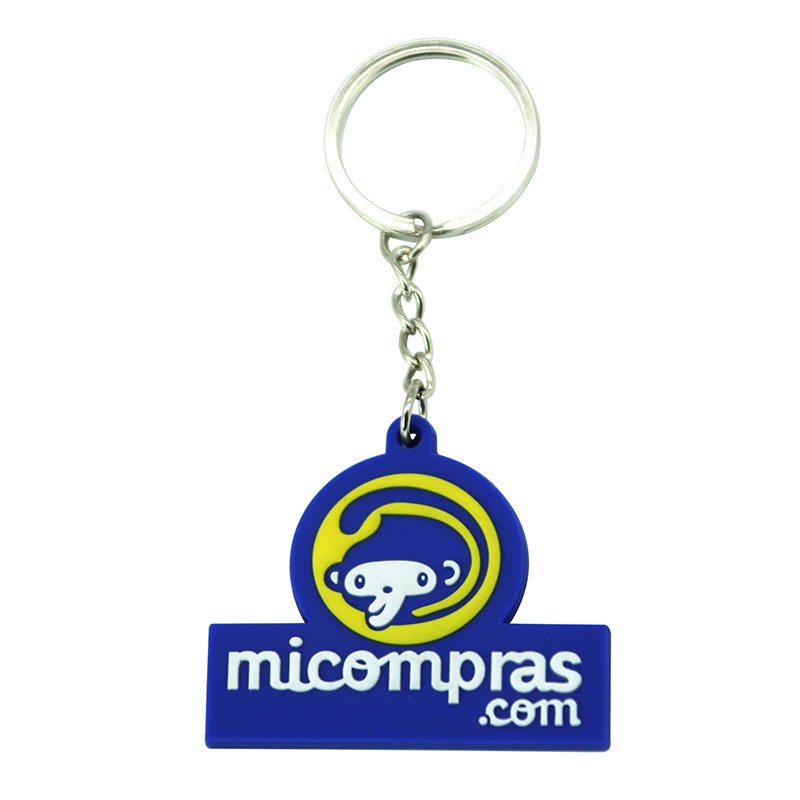 Soft Pvc Key Holder Rubber Keychain Custom