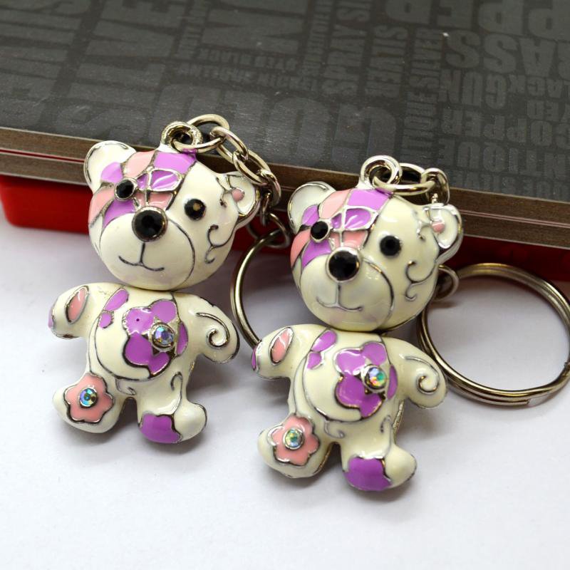 Bear Key Holder Metal 3D Keychain