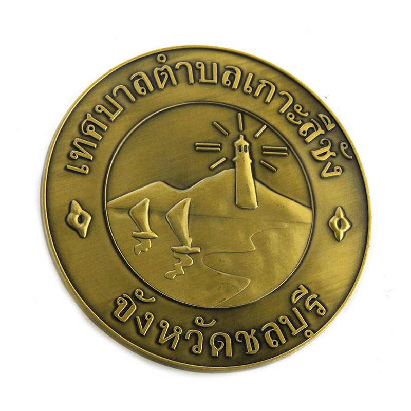 Custom Coin World Brass Souvenir Coins