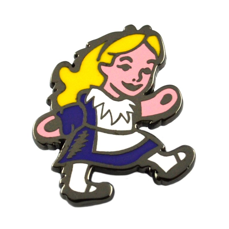 Promotional Gifts Girl Enamel Pin Custom