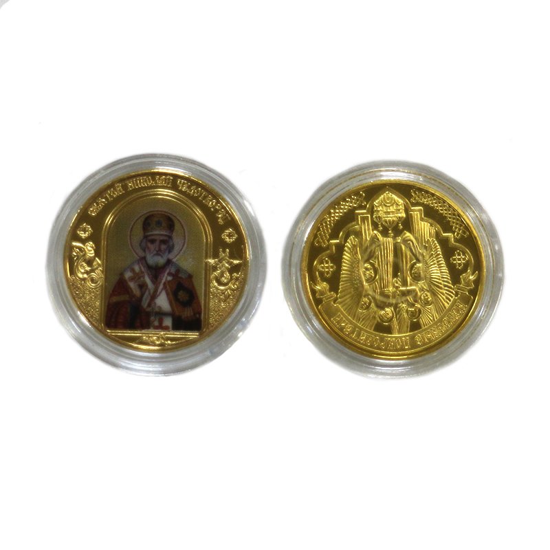 Coin Indian Custom Logo Gold Coin