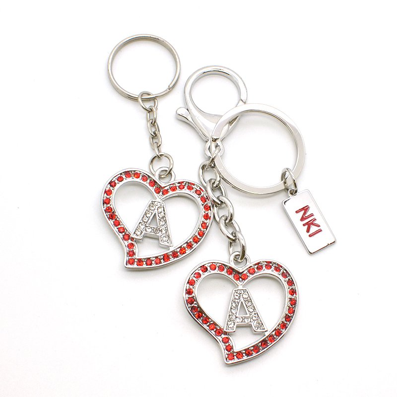 Korean Keychain Metal Jewelry Key Chain Rings