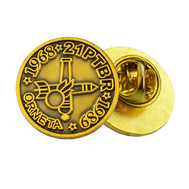 Metal Brass Lapel Pin Custom