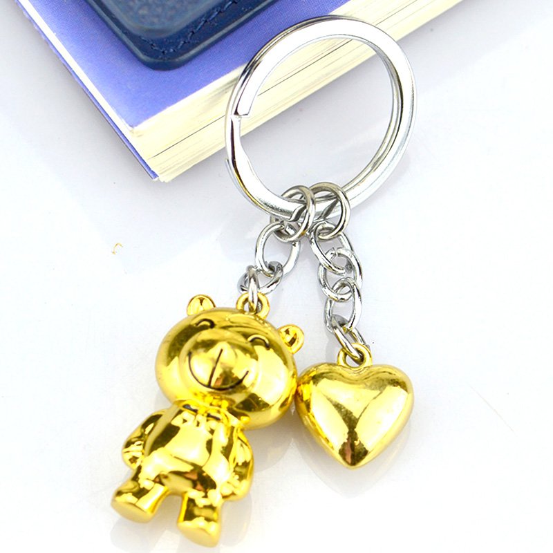 Bear Custom Metal Key Chain Holder 