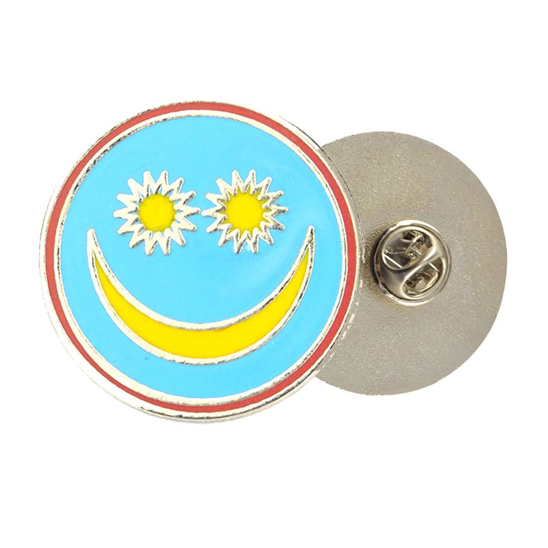 Wholesale Sun Lapel Pin Badge Metal