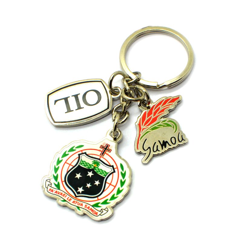 Custom Printed Keychain Diy Metal Key Chain Ring