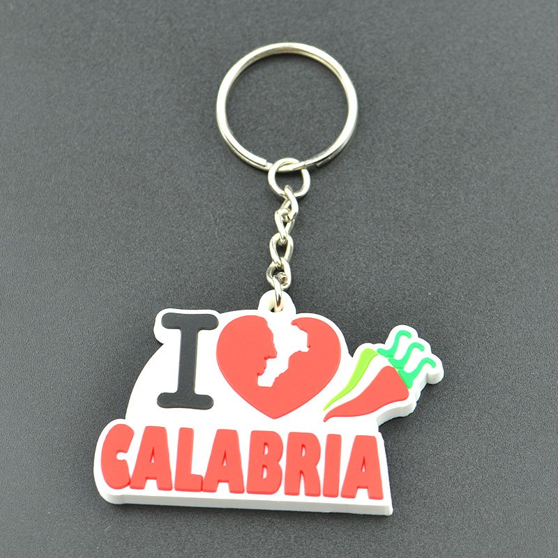 Switzerland Souvenir Keychain Pvc Key Ring