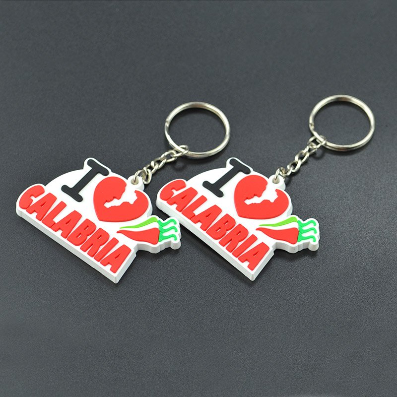 Switzerland Souvenir Keychain Pvc Key Ring