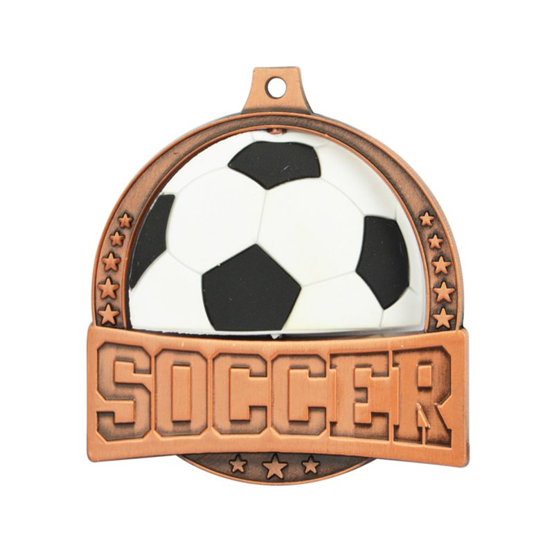 Enamel Medal Football Custom Made Medallion