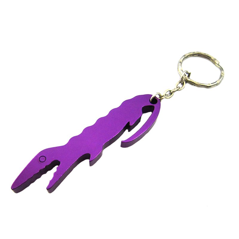 Aluminum Bottle Opener Keychain