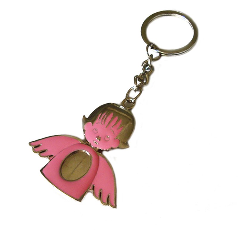 Keychain Angel Wing Metal Printed Key Chain