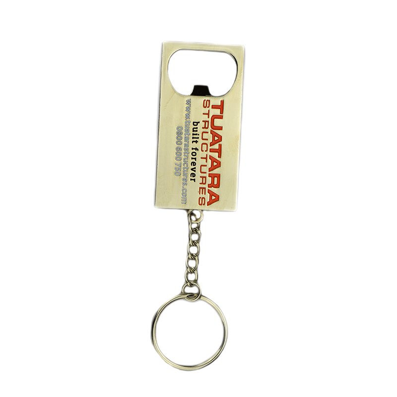 Bottle Cap Opener Keychain Metal Key Chain