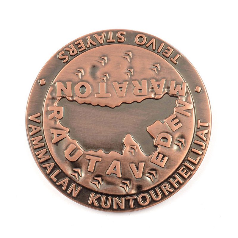 Custom Copper Coin U.S. 3D Challenge Coins