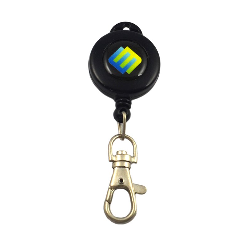 Custom Id Holder Keychain Retractable Key Chain