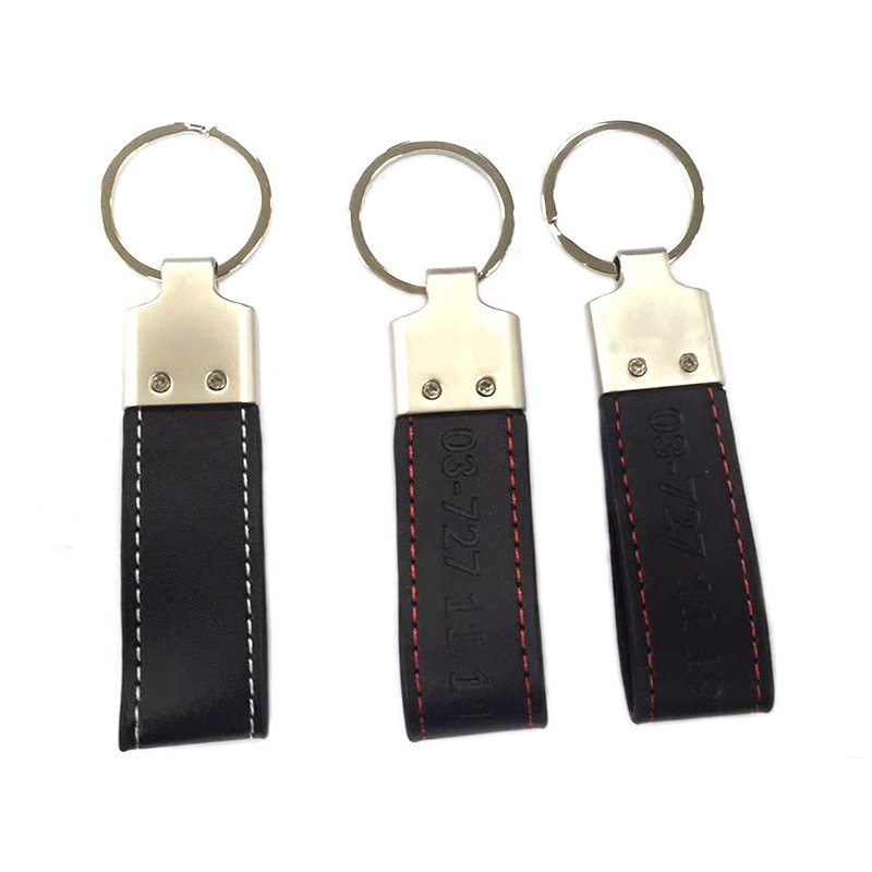 Custom Pu Leather Keyrings For Car Keys