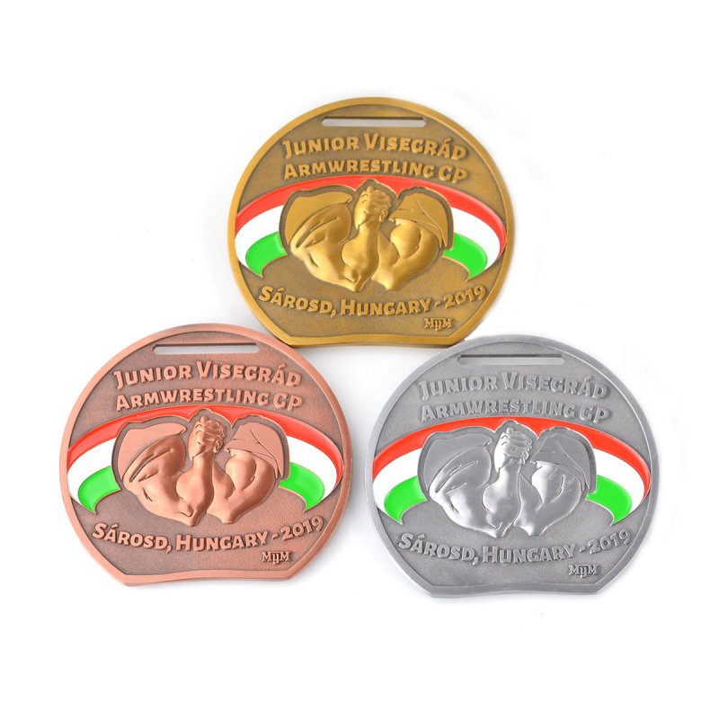 Gold Silver Bronze Medals Custom Metal Medal