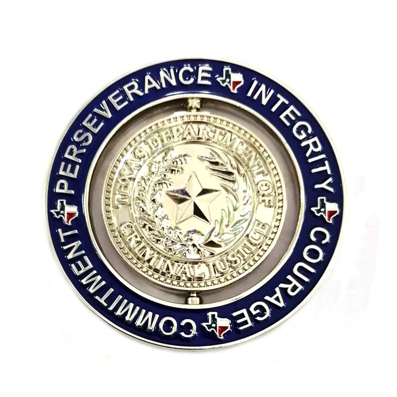 Coin Collectors Custom Rotatable 3D Metal Coins