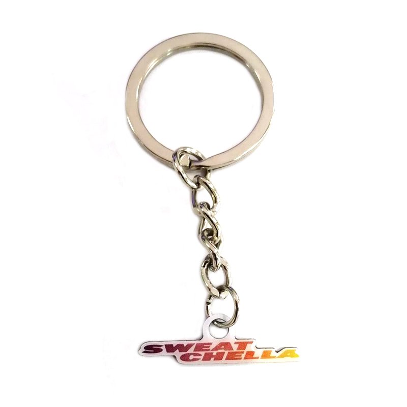 Handmade Keychains Metal Printed Key Chain