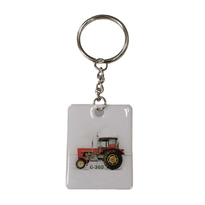 Custom Keychain Tags Metal Printed Key Chain