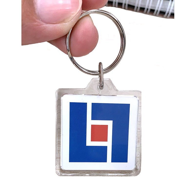 Metal Photo Keyrings Custom Acrylic Keychain