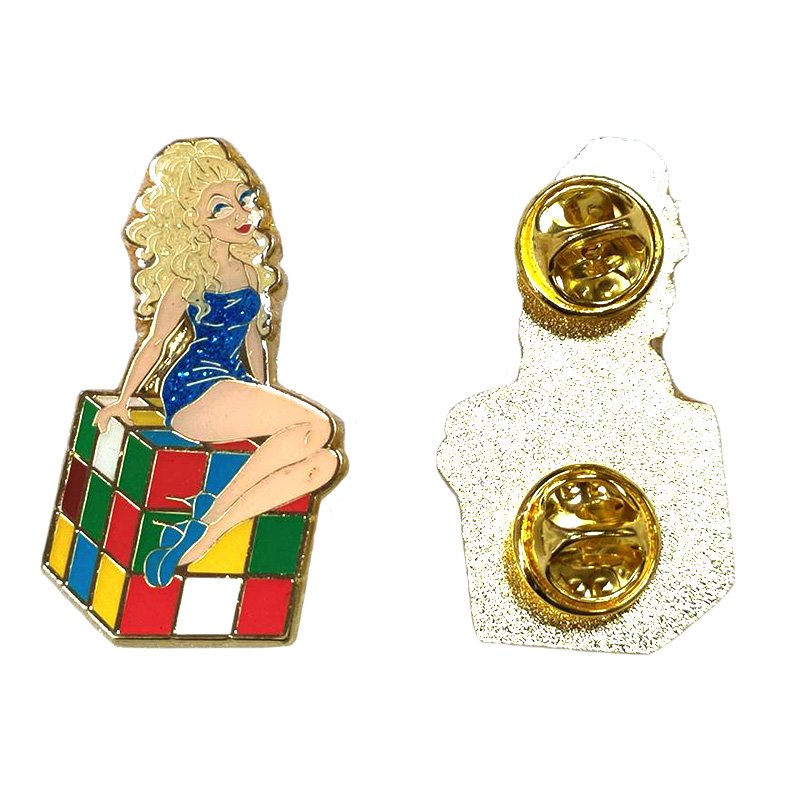 Pin Manufacturer Enamel Lapel Glitter Pin