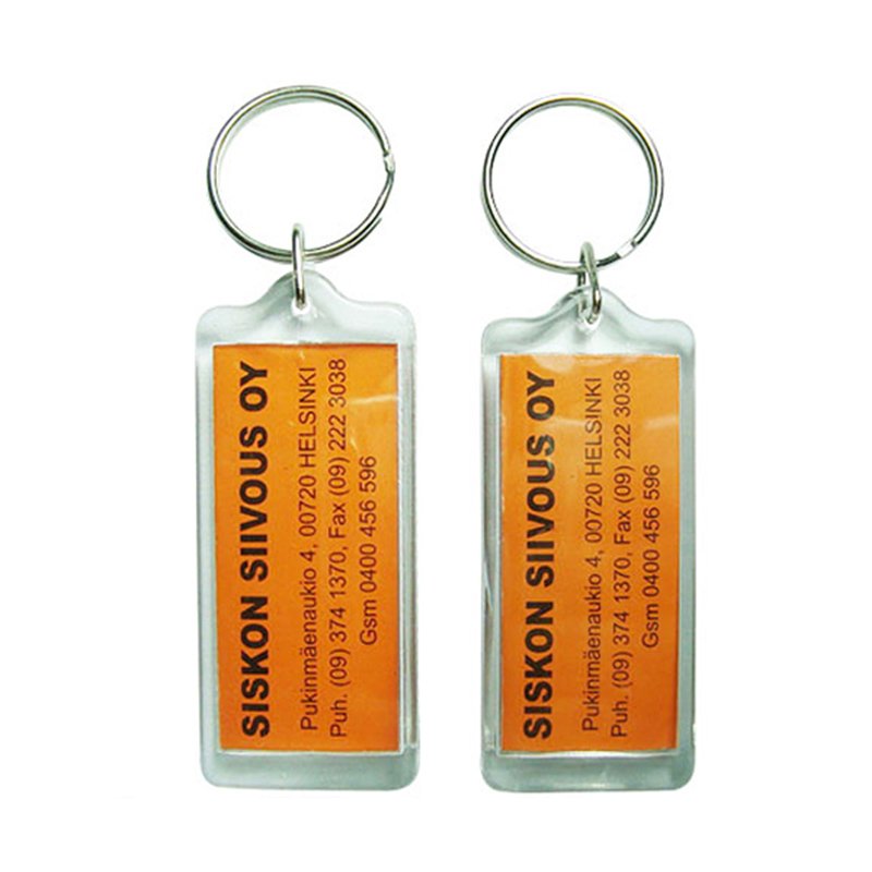 Keychain Picture Holder Epoxy Acrylic Keychain