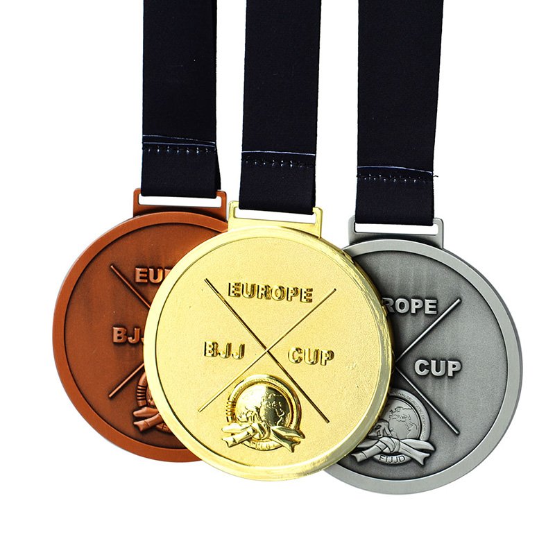 Sports Medals And Ribbons Custom Metal Medal