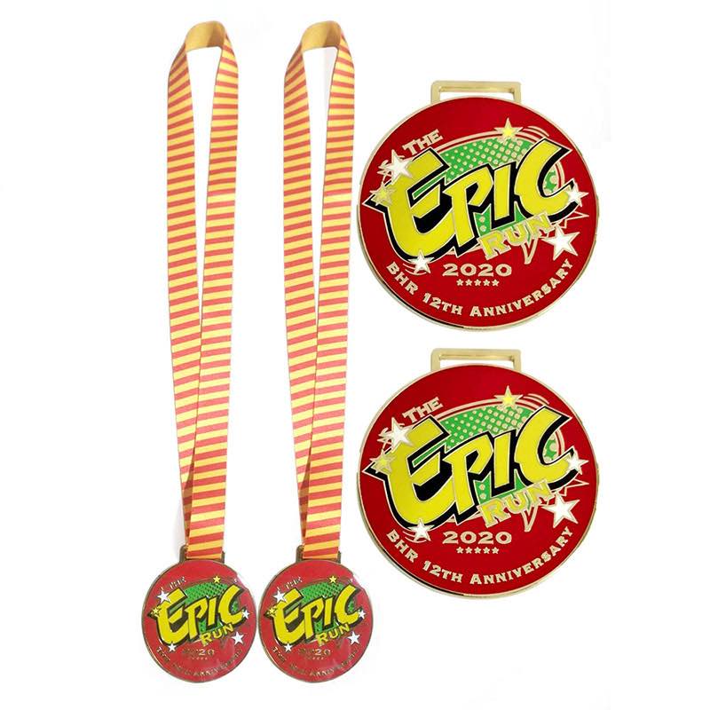 Zinc Alloy Custom Metal Stamped Medal Kids Sports Gift