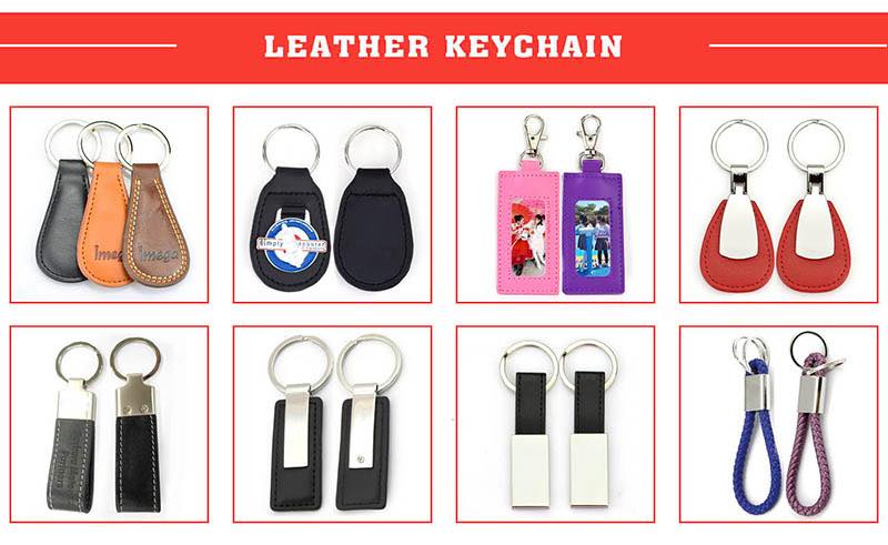Blank Leather Keychain Key Chain leather