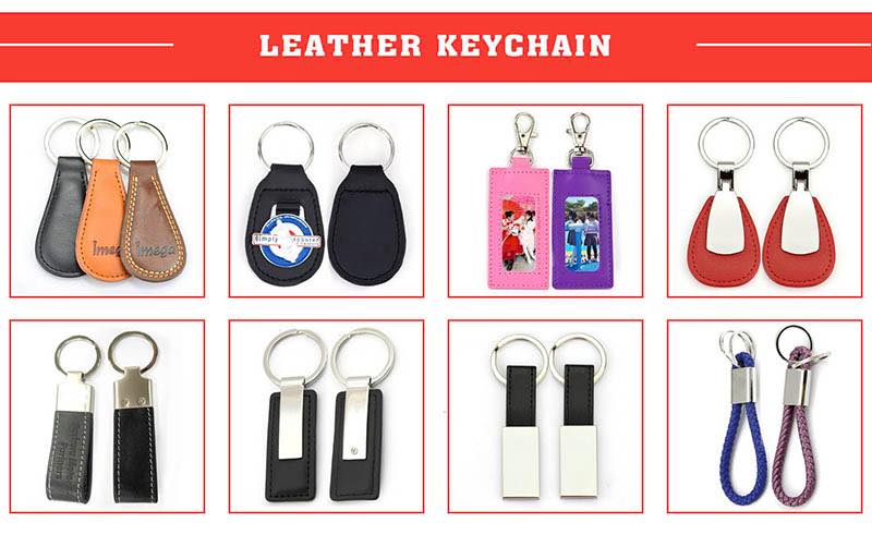 Custom Embroidery Logo Keychains Fabric Strap Wholesale 