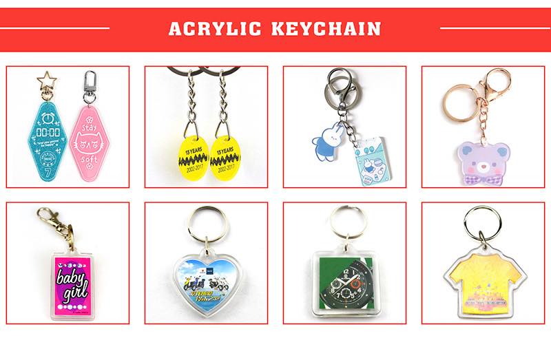 Fabric Key Tags Embroidery Keychain Strap Long Custom Logo