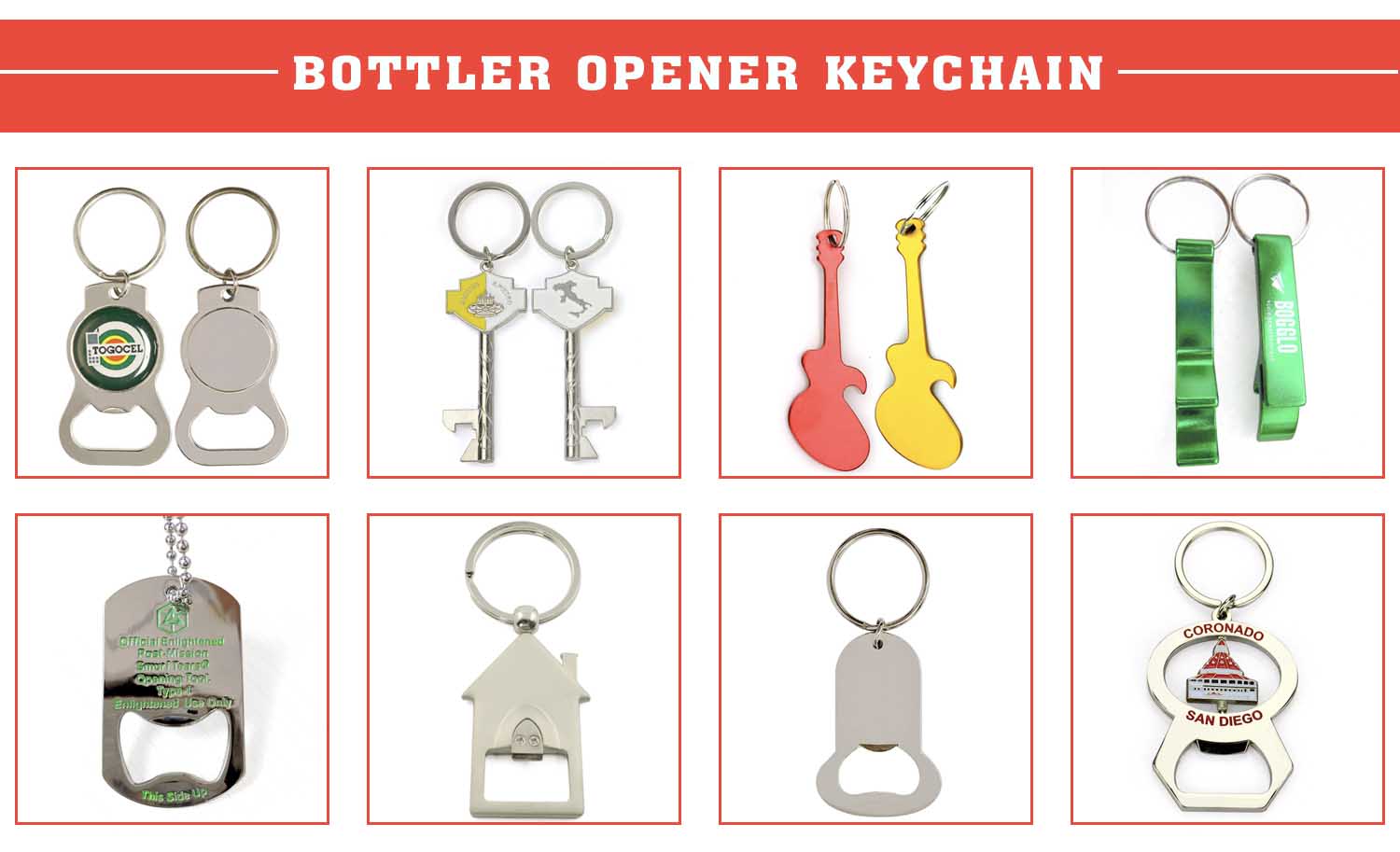 Fabric Key Tags Embroidery Keychain Strap Long Custom Logo