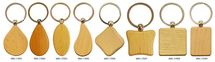 wood keychain