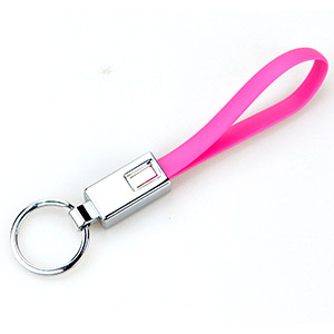 USB cable keychain