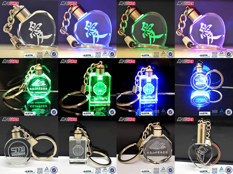 promotion crystal keychain