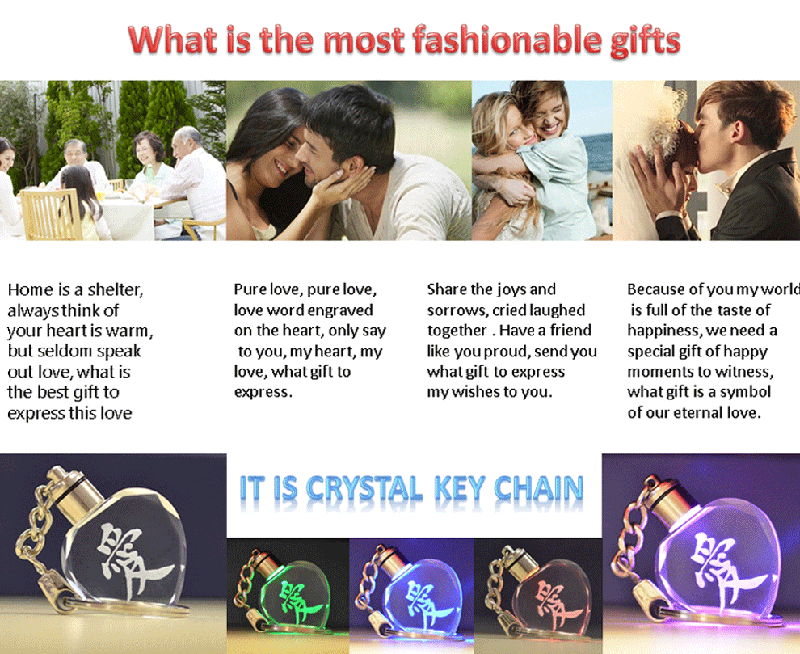 crystal key chain