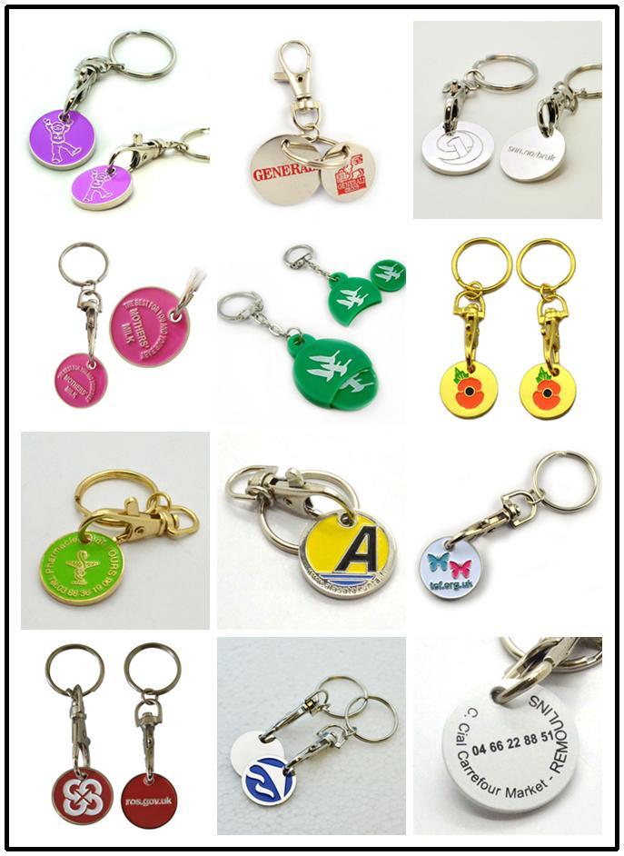 Canadian Shopping Cart Coin Key Chain