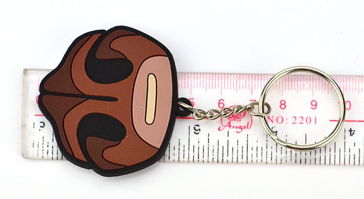 3D Soft Pvc keyring